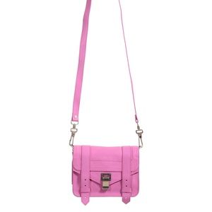 Proenza Schouler Purple Leather Mini Crossbody Bag